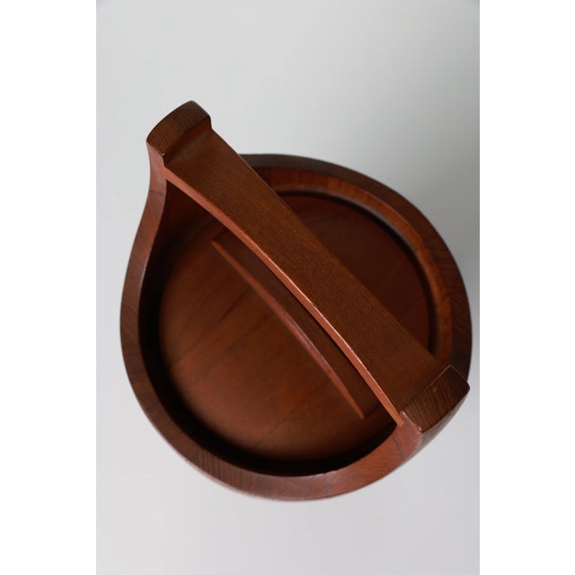 1960s Dansk Teak Ice Bucket by Jens Quistgaard | Mid-Century Modern Scandinavian Design For Sale - Image 10 of 11