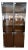 Cambridge Column Bookcase Cabinet with Glass by Marco Zanuso for Arflex, Italy, 1960s, Set of 2 For Sale