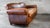 Restoration Hardware Art Deco 'Mustache' Leather Sofa For Sale - Image 9 of 17