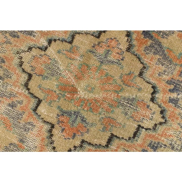 Textile Vintage Wool Faded Rug For Sale - Image 7 of 16