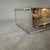 1980s Modern Silver Plated and Plexiglass Rectangular German Vanity Box For Sale - Image 9 of 10