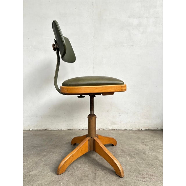 Wood Factory Chair from Ama Elastik, 1930s For Sale - Image 7 of 11