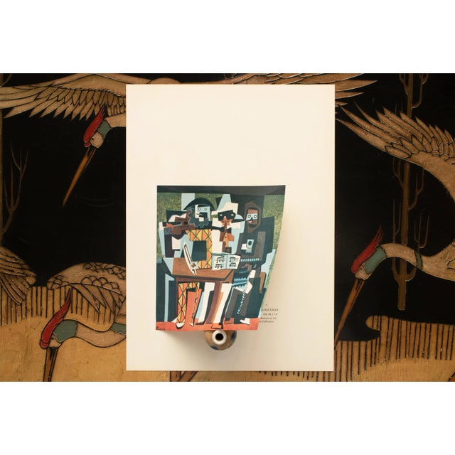 1950s 1957 After Pablo Picasso "Three Musicians", Period Full-Color Print For Sale - Image 5 of 8