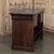 Rare Louis Philippe Period Marble Top Concierge Counter With Original Hand Forged Brass Gallery Rail For Sale - Image 15 of 18