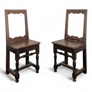 Lorraine Oak Chairs, Set of 2 For Sale