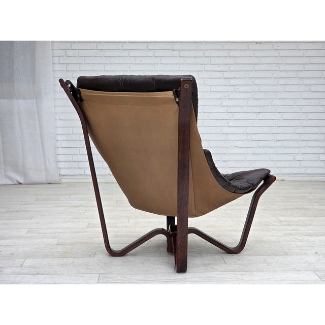 Norwegian Viking Lounge Chair by Jim Myrstad, 1970s For Sale - Image 11 of 18