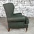 Dutch Wingback Chair, Reupholstered For Sale - Image 4 of 7