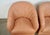 1980’s Art Deco Leather Swivel Lounge Chairs - A Pair For Sale - Image 9 of 12