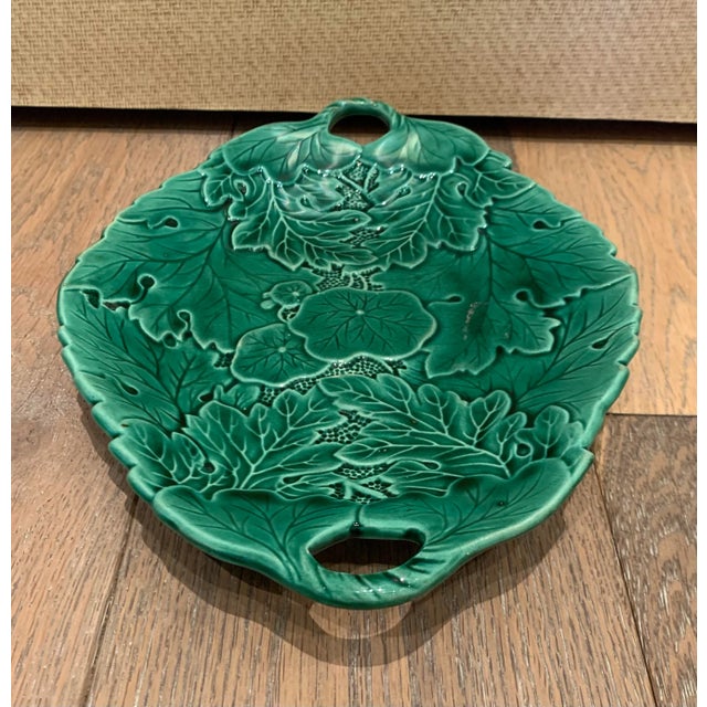 1980s Italian Majolica Serving Platter For Sale - Image 4 of 8