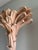 Late 20th Century Vintage Carved Cerused Wood Italian Palm Tree Roche Bobois Style Floor Lamp For Sale - Image 5 of 12