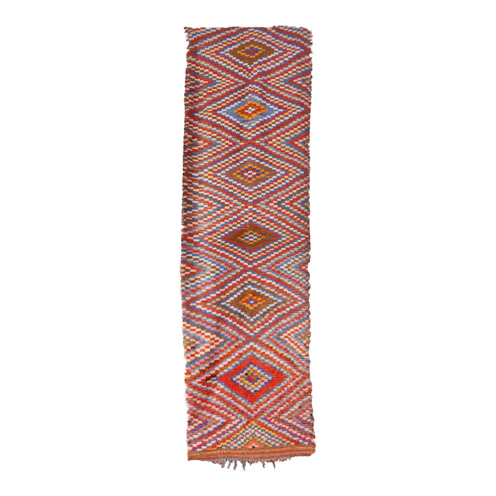 Moroccan Vintage Runner Rug - 2'11