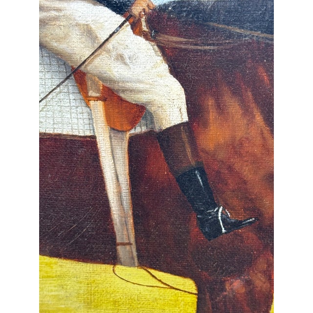 Historic Victorian Racehorse Oil Portrait Painting “Master Walter” — C1894 Governor’s Cup Winner, Ceylon Now Sri Lanka Framed For Sale - Image 10 of 18