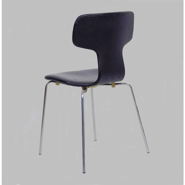1960s Hammer Dining Chairs by Arne Jacobsen for Fritz Hansen, Customizable Reupholstery, 1960s, Set of 8 For Sale - Image 5 of 10