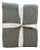 Portuguese Felted Cotton King Blanket in Olive Green, Cashmere Soft NWT For Sale