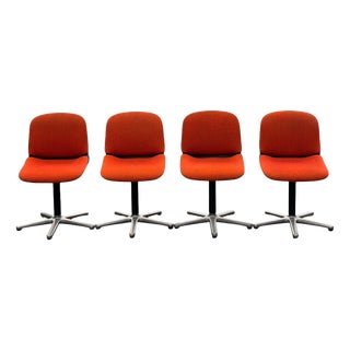 Mid-Century Modern Space Age Chairs from Wilkhahn, 1970s, Set of 4 For Sale
