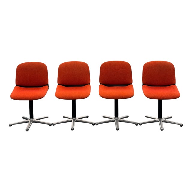 Mid-Century Modern Space Age Chairs from Wilkhahn, 1970s, Set of 4 For Sale