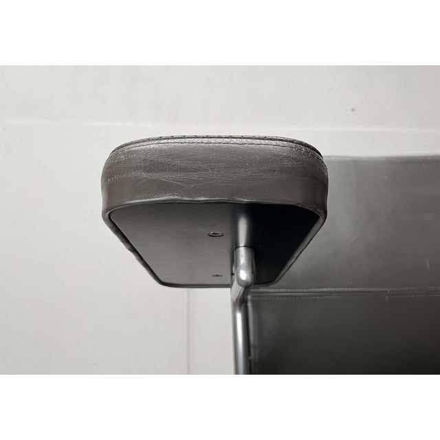 Postmodern Model AC2 Swivel Armchairs in Leather by Antonio Cittero for Vitra, 1990s, Set of 4 For Sale - Image 16 of 18