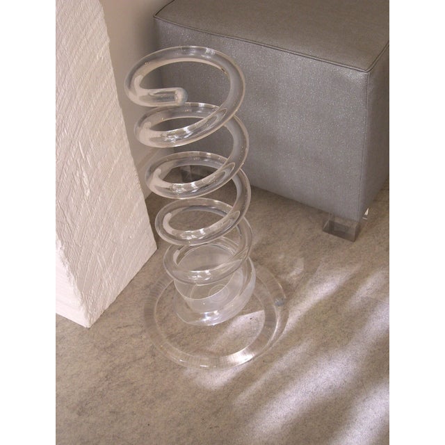 Mid-Century Modern Dorothy Thorpe Lucite Umbrella Stand For Sale - Image 3 of 10