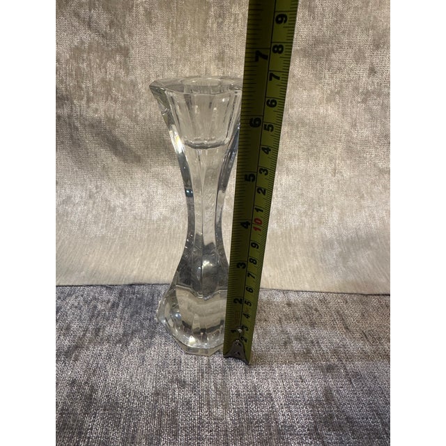 Vintage Villeroy & Boch Crystal Cocktail Club Candlestick Holder For Sale In Denver - Image 6 of 7