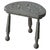 Danish Wooden Tripod Stool with Carved Details, 1930s For Sale - Image 11 of 11