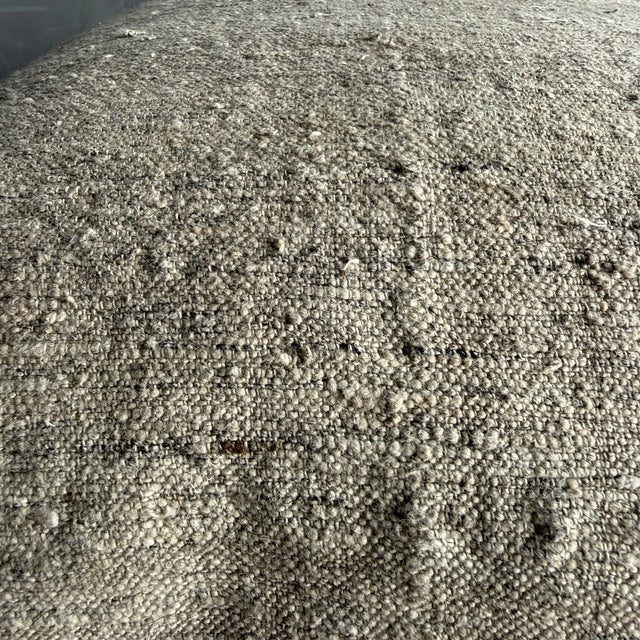 Vintage Rug Pillow Cover With Original Seams For Sale In Los Angeles - Image 6 of 7