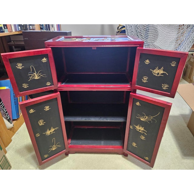 Chinese Chest Decorated With Carved Jade For Sale In Seattle - Image 6 of 6