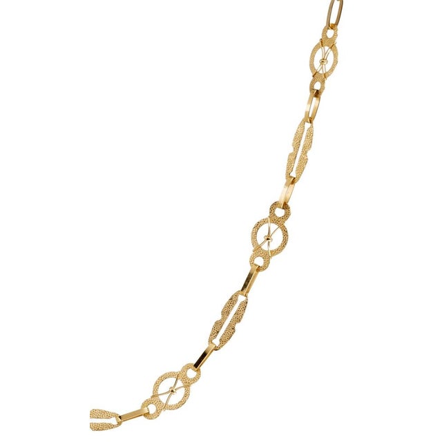 19.2 Karat Gold Necklace For Sale - Image 3 of 8