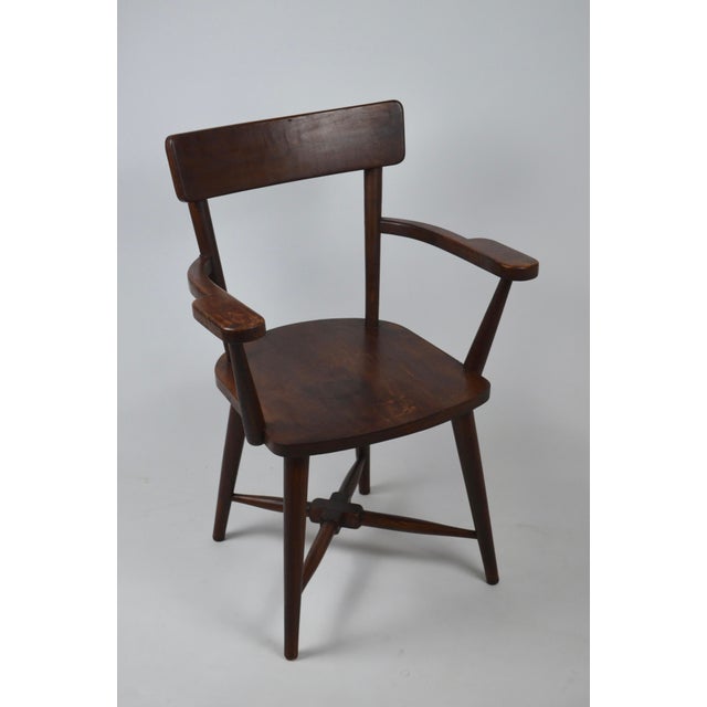 Modernist Wooden Armchair, 1940 For Sale - Image 13 of 18