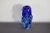 Blue Art Glass Blue Vase in Blown Glass attributed to Börne Augustsson, 1940s For Sale - Image 8 of 13