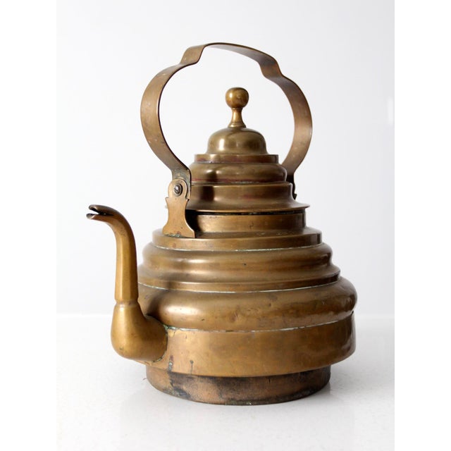 Antique Brass Teapot Chairish
