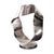 Crafted using ancient metalworking techniques in cast aluminum. This modern design emphasizes flowing lines and shapes,...