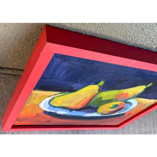 Wood Vintage William B Hannum Still Life With Pears For Sale - Image 7 of 8