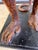 Late 20th Century Bill Huebbe Signed Monkey Double-Arm Table Lamp With Leopard Coat For Sale In West Palm - Image 6 of 11