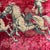 Vintage Western Rodeo Cowboy Pictorial Tapestry With Fringe For Sale - Image 4 of 9