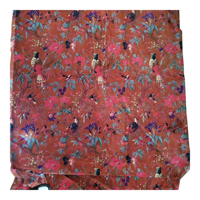 Chinoiserie Cotton Velvet Fabric 10 Yards Chairish