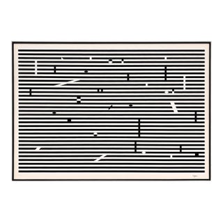 Yaacov Agam, v (From Double Metamorphosis Series) Large Abstract Screen Print, 1973 For Sale
