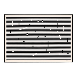 Yaacov Agam, v (From Double Metamorphosis Series) Large Abstract Screen Print, 1973