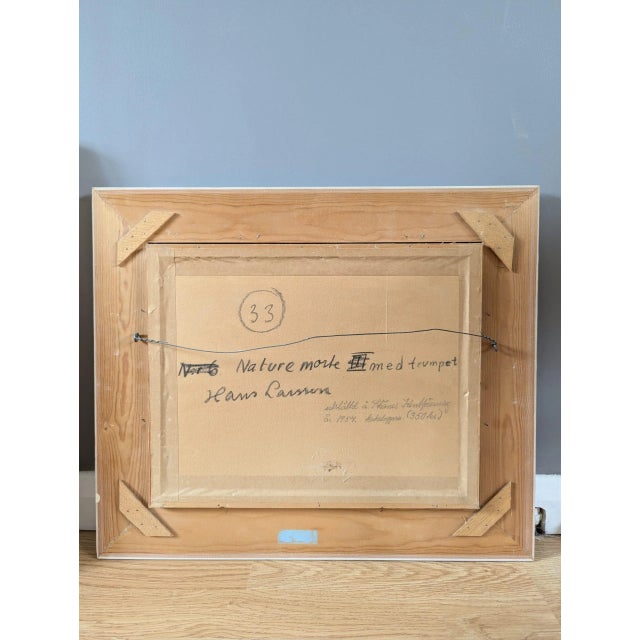 1954 Mid-Century Modern "Still Life in Pastel" Vintage Expressive Still Life Pastel Painting, Framed For Sale - Image 10 of 10