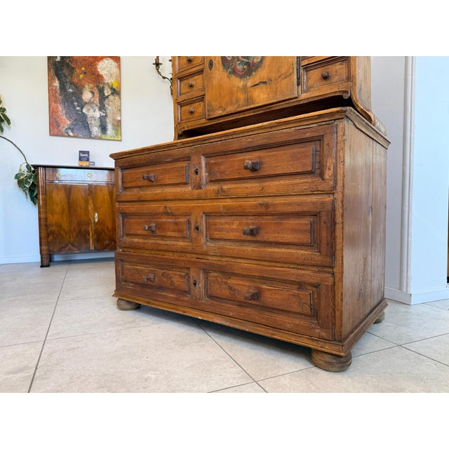Rustic Bookcase in Natural Wood For Sale - Image 11 of 18