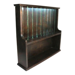 Antique Oak Shelving Unit For Sale