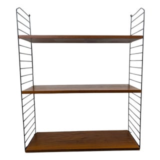 Hanging Shelf in Wood and Iron, 1960s For Sale