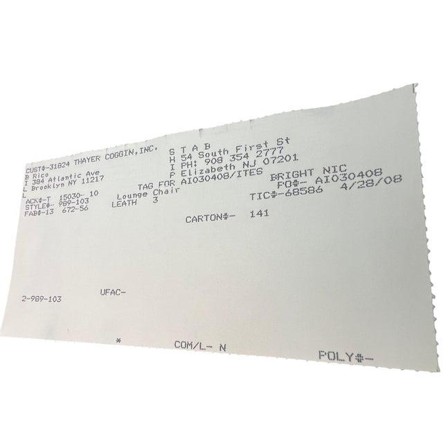 Pair Milo Baughman Thayer Coggin 989-103 T-Back Chrome Leather Cube Chairs For Sale - Image 17 of 18