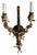 1990s Pair of Louis XVI Style Gilt Bronze Two Light Wall Sconces For Sale - Image 5 of 6