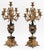 Louis XV Style Gilt Bronze & Marble Garniture For Sale - Image 10 of 12
