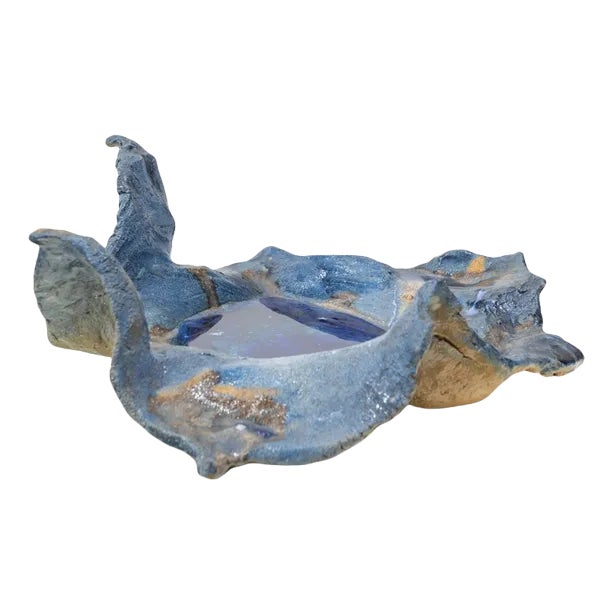 Glazed Stoneware Piece, Spain, 1970s For Sale