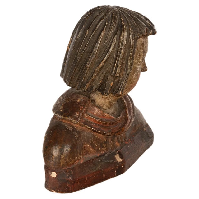 Antique 16thC Catholic German Renaissance Carved Bust Stephan Rottaler Landshut 1500 For Sale - Image 14 of 18