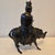 Japanese Antique Bronze Scholar on Horse Incense Burner 1800 Ad With Original Bill of Sale From Yamanaka & Co LTD Kyoto For Sale - Image 3 of 17