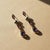Amethyst & Pearl Drop Earrings Studs, Silver, Gold, Pair For Sale - Image 6 of 8