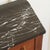 Louis XVI Walnut Console Table with Black Marble Top and Brass Fittings For Sale - Image 4 of 12