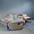 Large Curved Modular Leather Sectional With Chaise – 6 Piece Contemporary Lounge Sofa For Sale In Miami - Image 6 of 10